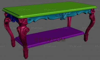 Set of furniture (KMB_0228) 3D models for cnc